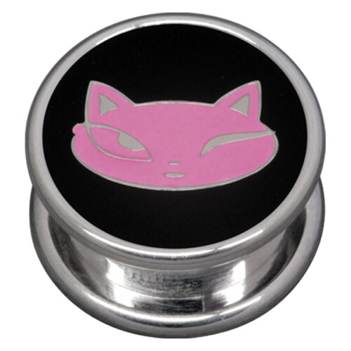 Steel Basicline® Impression Cannister Pink Kitty
