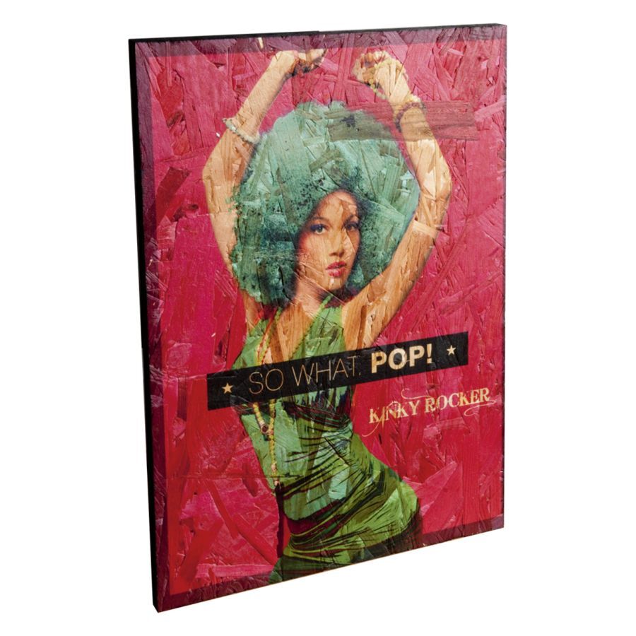 Holzschild 2 KINKY POP Holzschild 2 KINKY POP