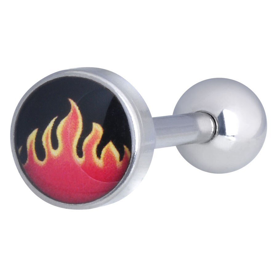 Steel Basicline® Tongue Picture Disc Red Flames