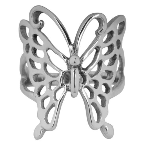 Steel Basicline® Butterfly Ring