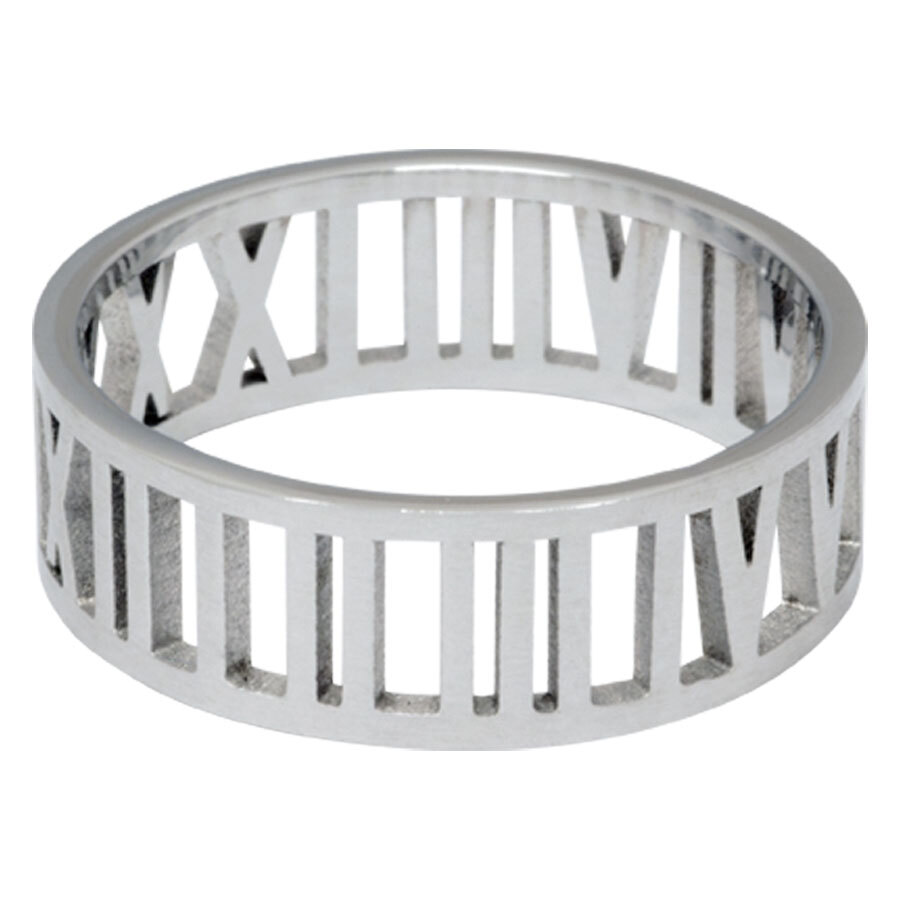 Steel Basicline® Roman Numbers Ring Steel Basicline® Roman Numbers Ring