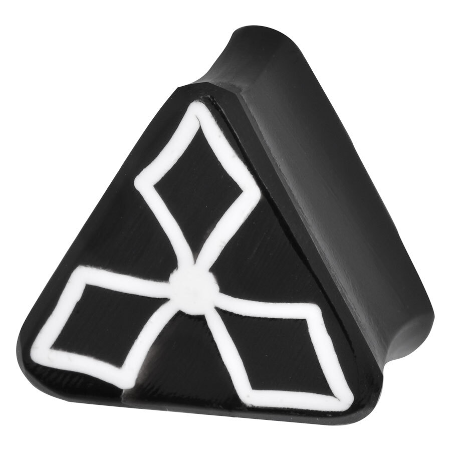 Triangle Design Buffalo Horn Plug Triangle Design Buffalo Horn Plug