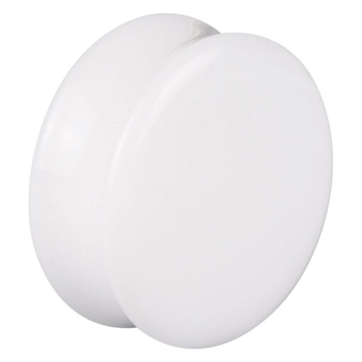 White Acryl Flared Plug