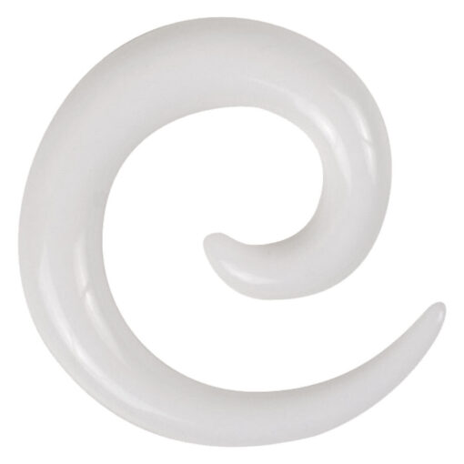 White Acrylic Spiral