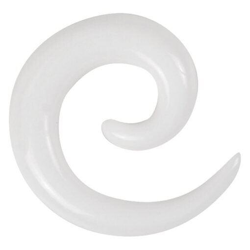 White Acrylic Spiral