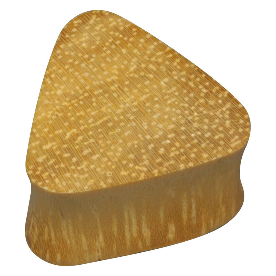 Wood Triangle Plug - 04 Jack Fruit Wood