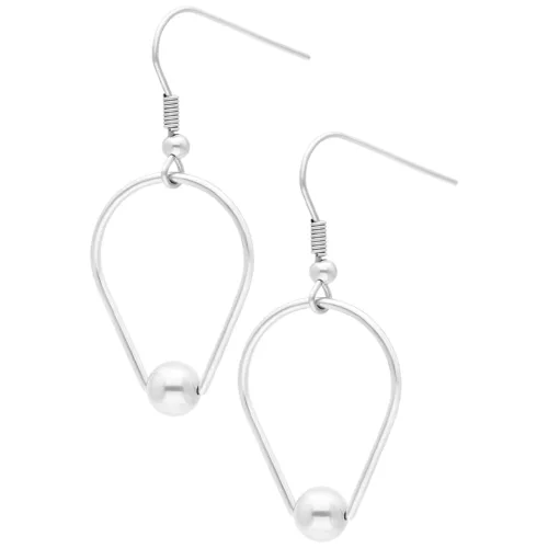 Teardrop-Ring Earrings