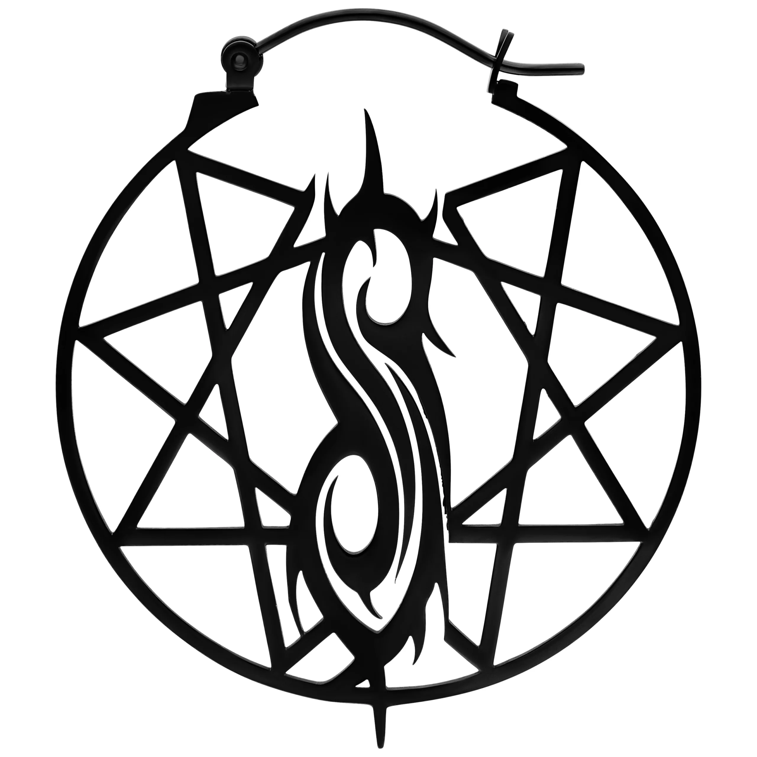 Slipknot Nonagram Logo Earrings Slipknot Nonagram Logo Earrings