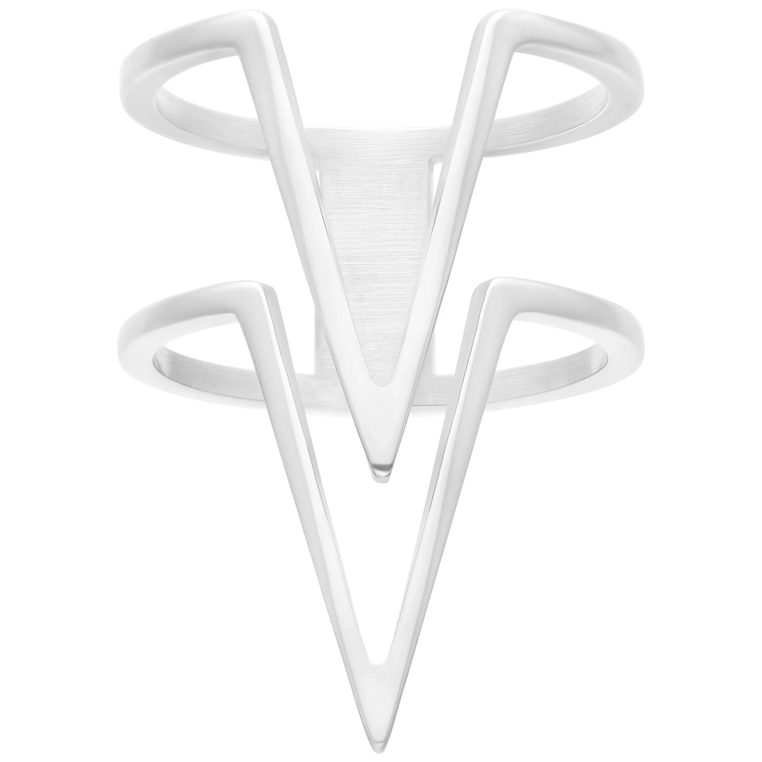 Double Chevron Ring