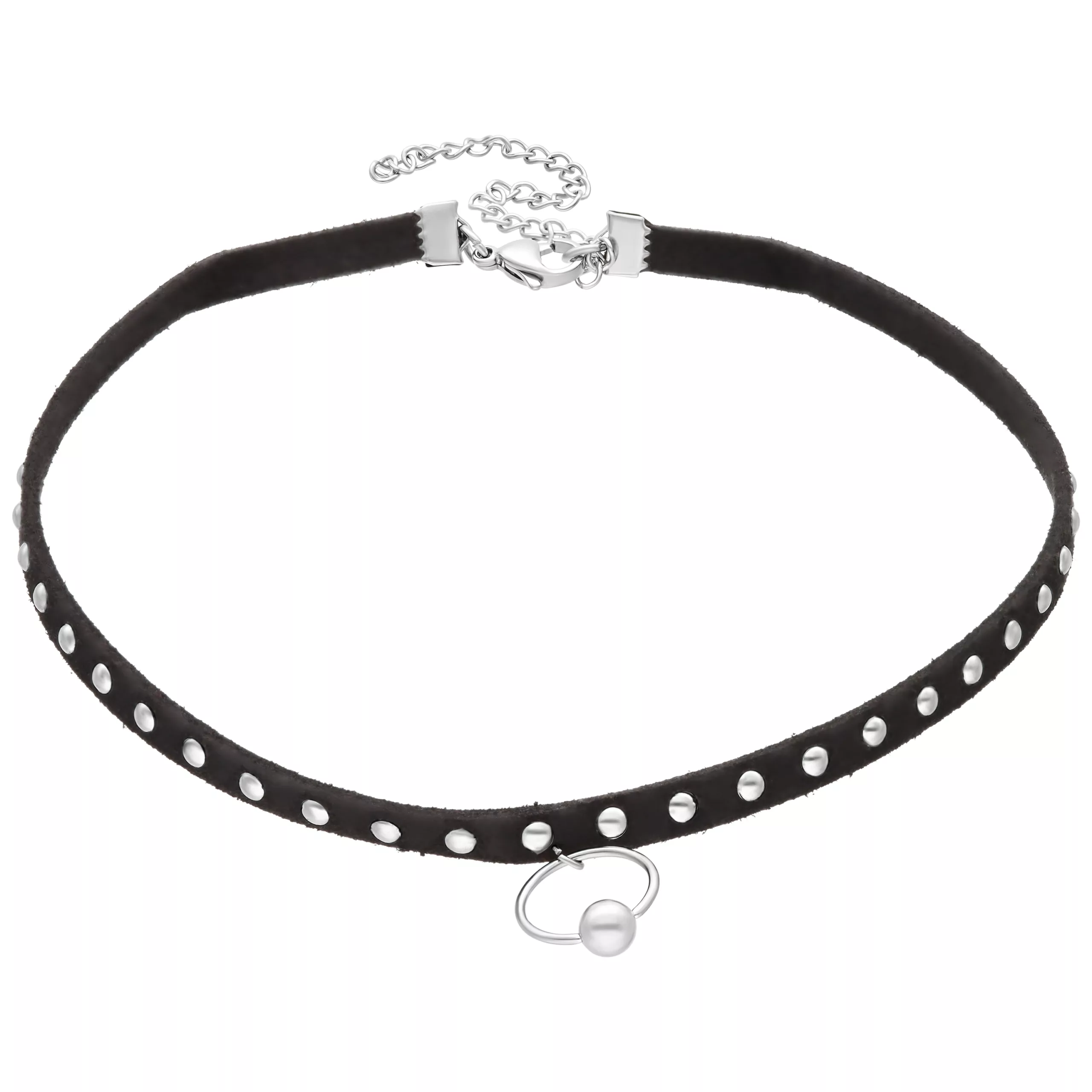 Ring of O Studded Choker