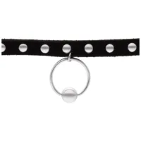 Ring of O Studded Choker