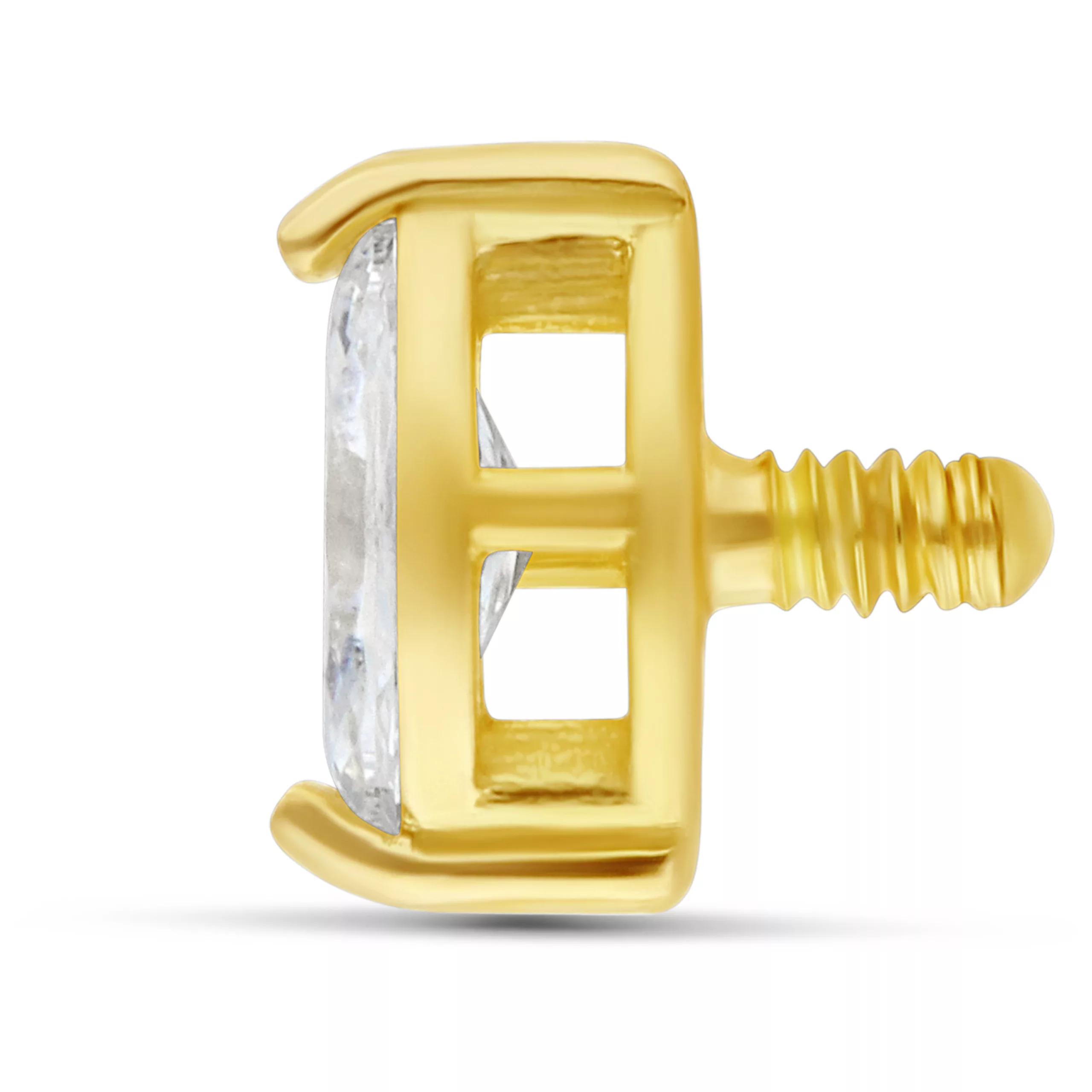 Internally Gold Zirconia Attachment 18k Internally Gold Zirconia Attachment 18k