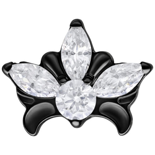 Push Fit Tiara Attachment - Black Metal
