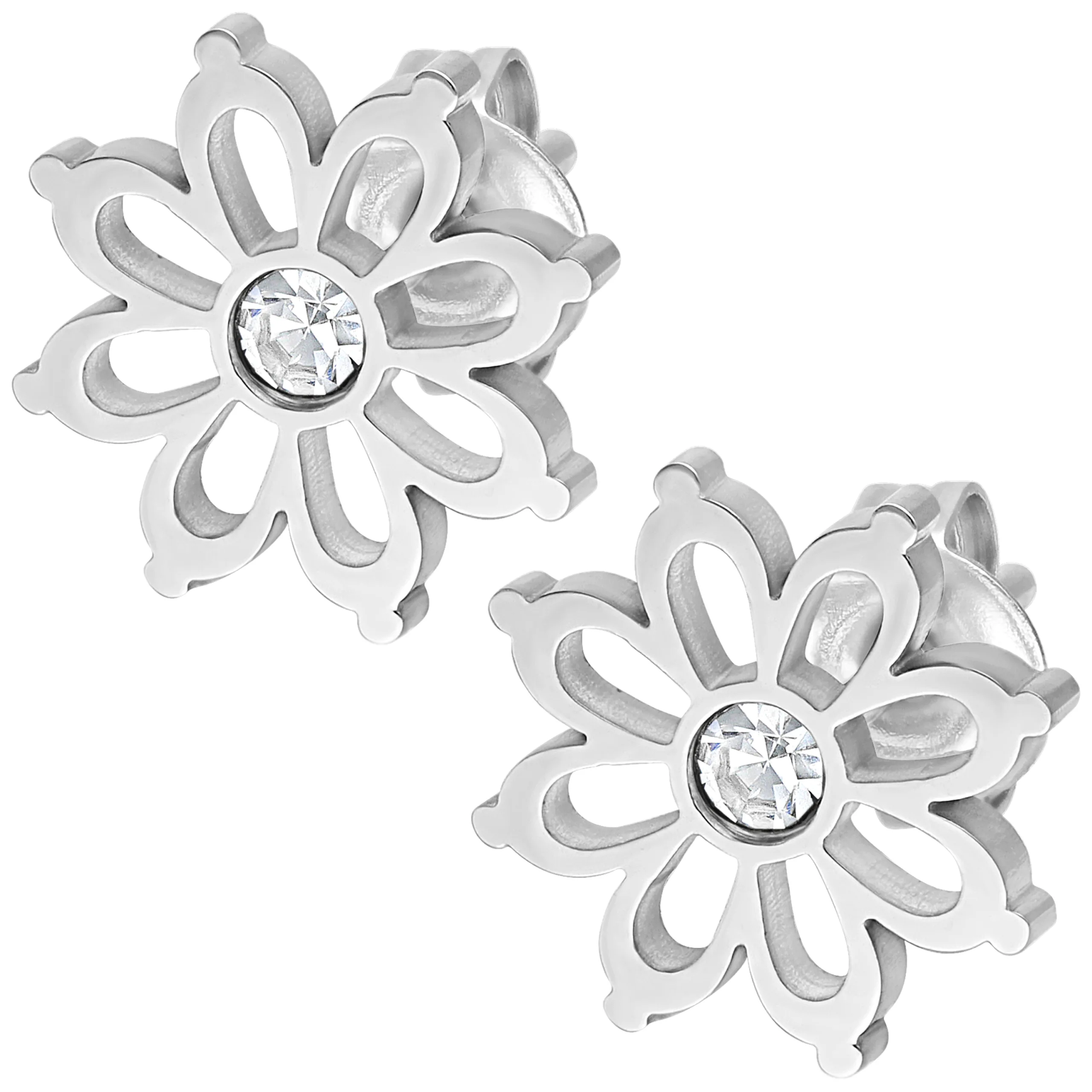 Flower Eardstuds Pair Flower Eardstuds Pair