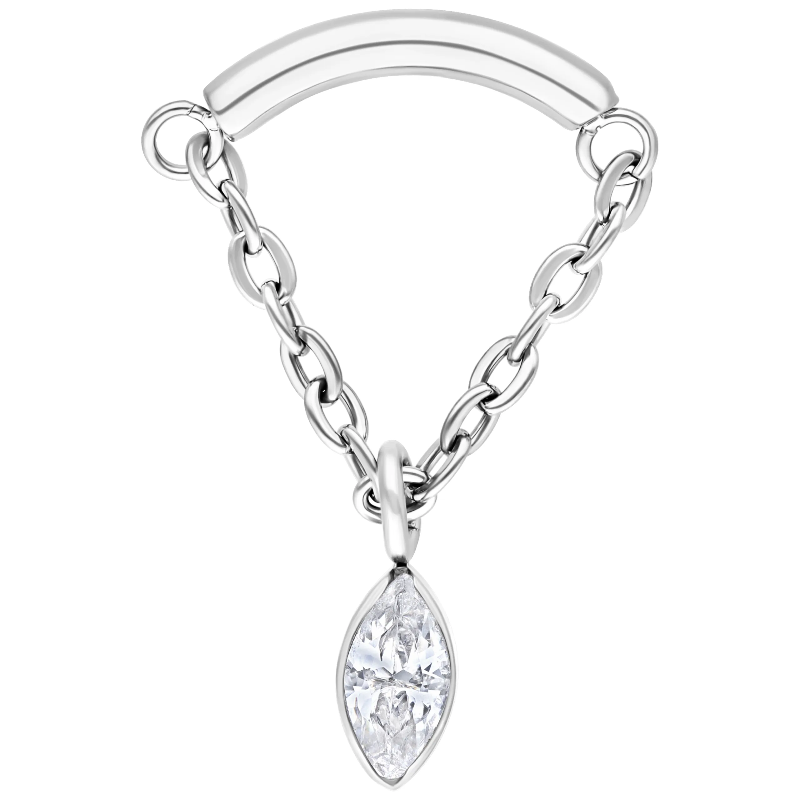 Crystal Triangle Hidden Helix Push Fit Attachment Crystal Triangle Hidden Helix Push Fit Attachment