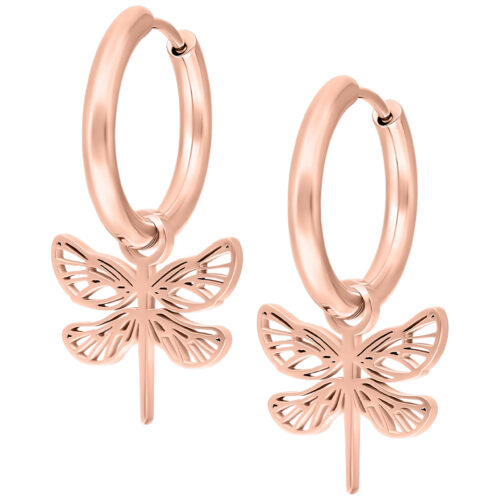 Little Flower Hoops - Rosegold