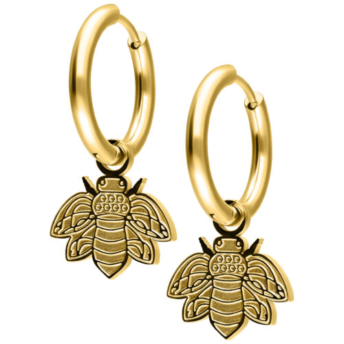 Little Bee Hoops - Golden Metal