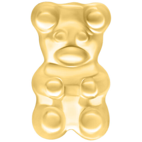 Push Fit Gummi Bear Attachment for Bioplast - Golden Metal