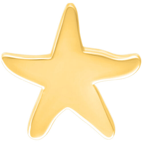 Push Fit Starfish Aufsatz for Bioplast - Golden Metal