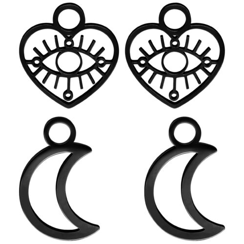 Little Hoops Attachment Set Guardian Moon - Black Metal