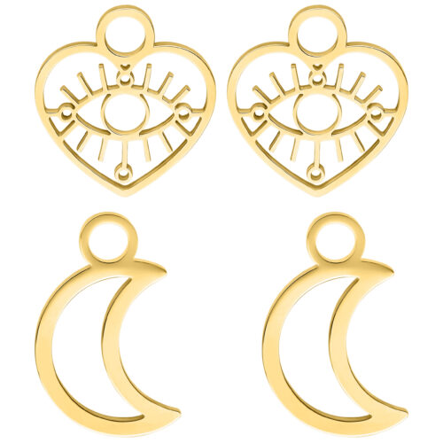 Little Hoops Attachment Set Guardian Moon - Golden Metal