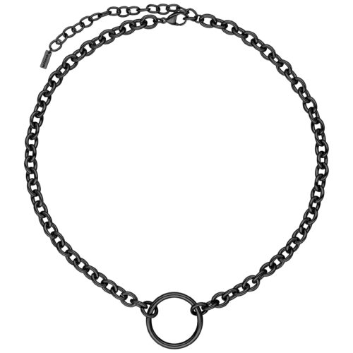 O Necklace - Black Metal