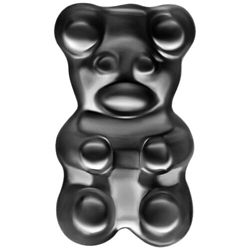 Push Fit Gummi Bear Attachment for Bioplast - Black Metal