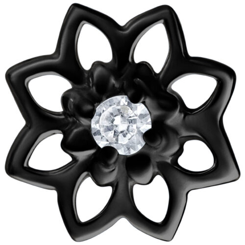 Push Fit Sunflower Aufsatz for Bioplast - Black Metal