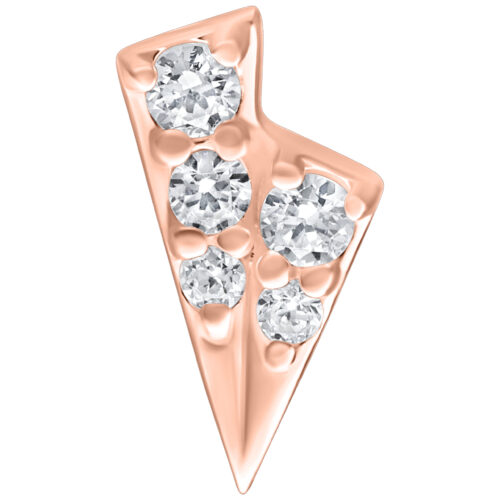 Push Fit Double Tricorne Attachment for Bioplast - Rosegold