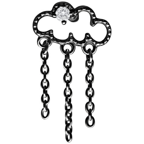 Push Fit Cloudy Aufsatz for Bioplast - Black Metal