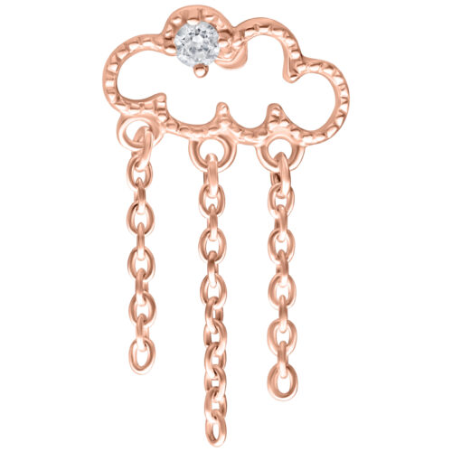 Push Fit Cloudy Aufsatz for Bioplast - Rosegold