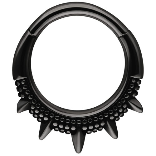 Oriental Spiked Clicker - Black Metal