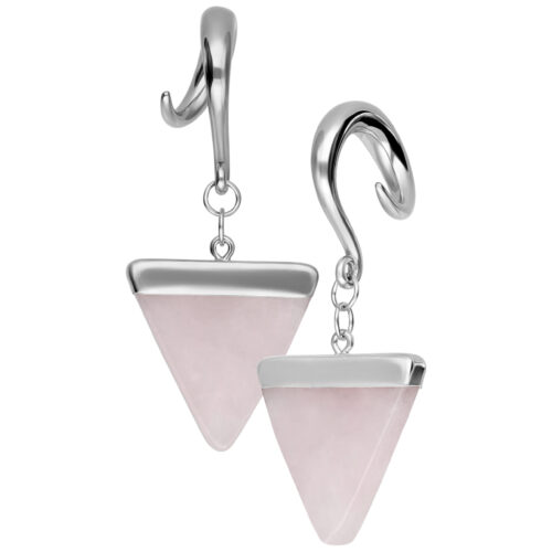 Rose Triangle Ear Weights