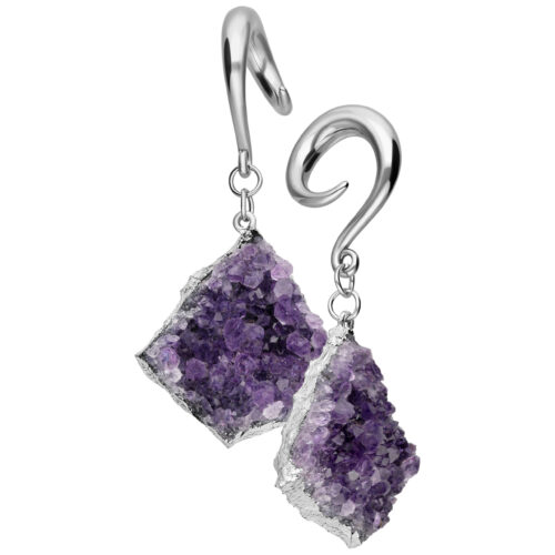 Amethyst Crystals Ohrgewichte