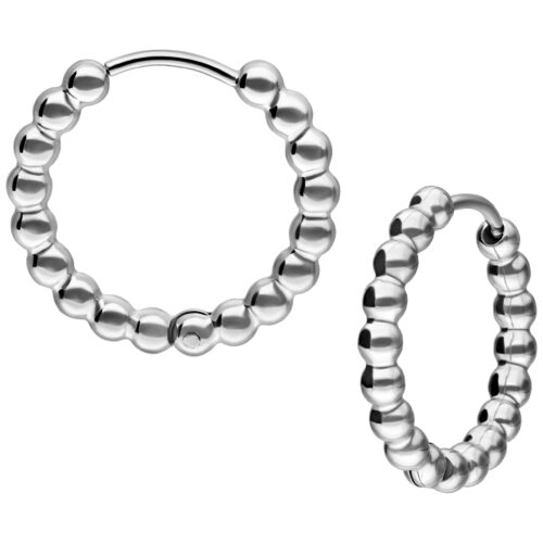 Little Basic Bubble Hoops Pairs 12 mm
