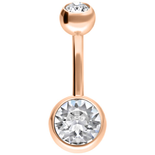 Fine Multicut Double Jewelled Navel Bananabell