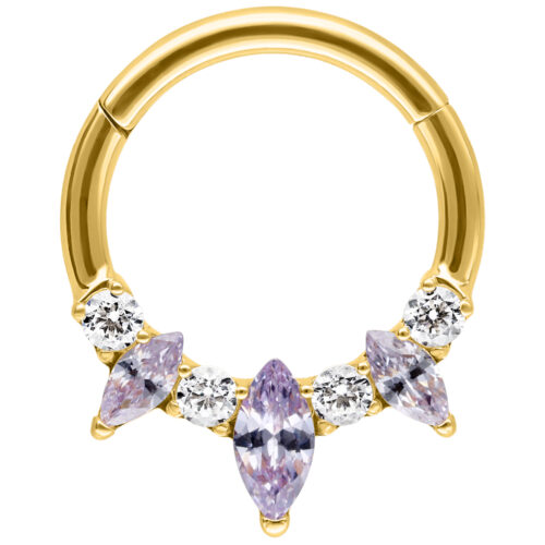 Marquise Hinged Septum Clicker