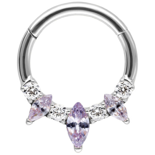 Marquise Hinged Septum Clicker