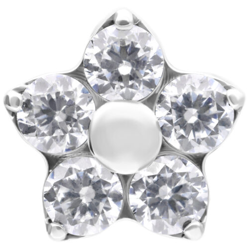 Push Fit Multi Jewelled Flower Attachment