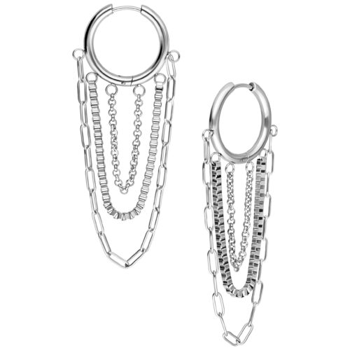 Multilayer Chain Hoops Pair