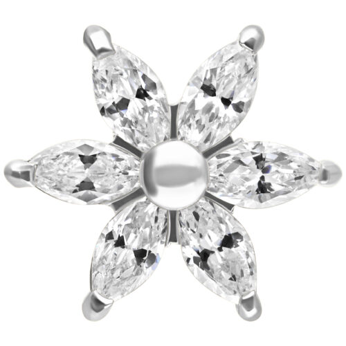 Hibiscus Flower Attachment for Internally Threaded