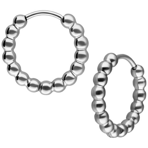 Little Basic Bubble Hoops Pairs 10 mm