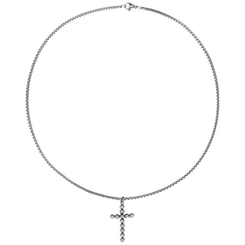 Bubble Cross Necklace