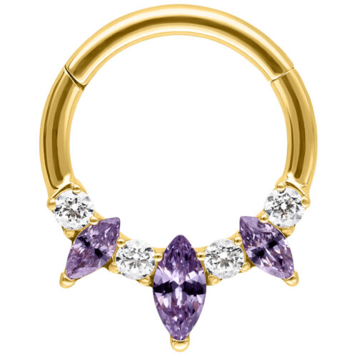 Marquise Hinged Septum Clicker