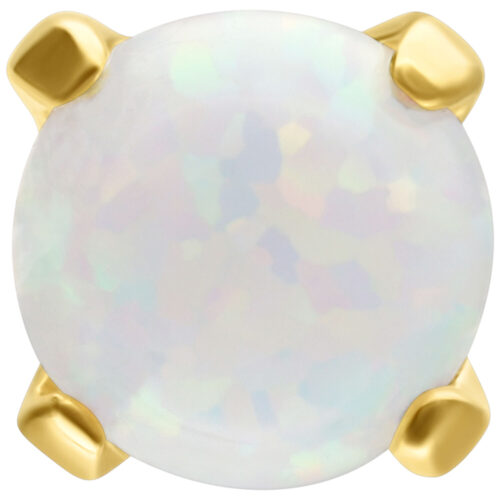 14K Perfect Fit Round Opal Attachment