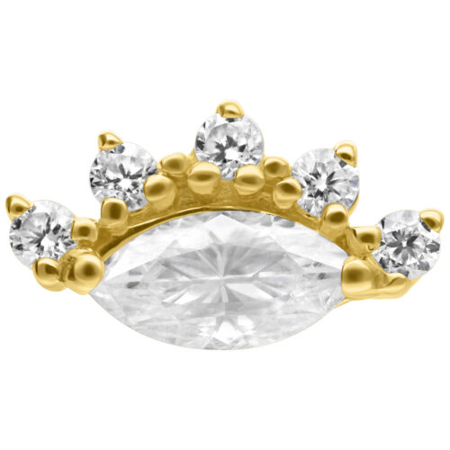 14K Perfect Fit Moissanite Attachment