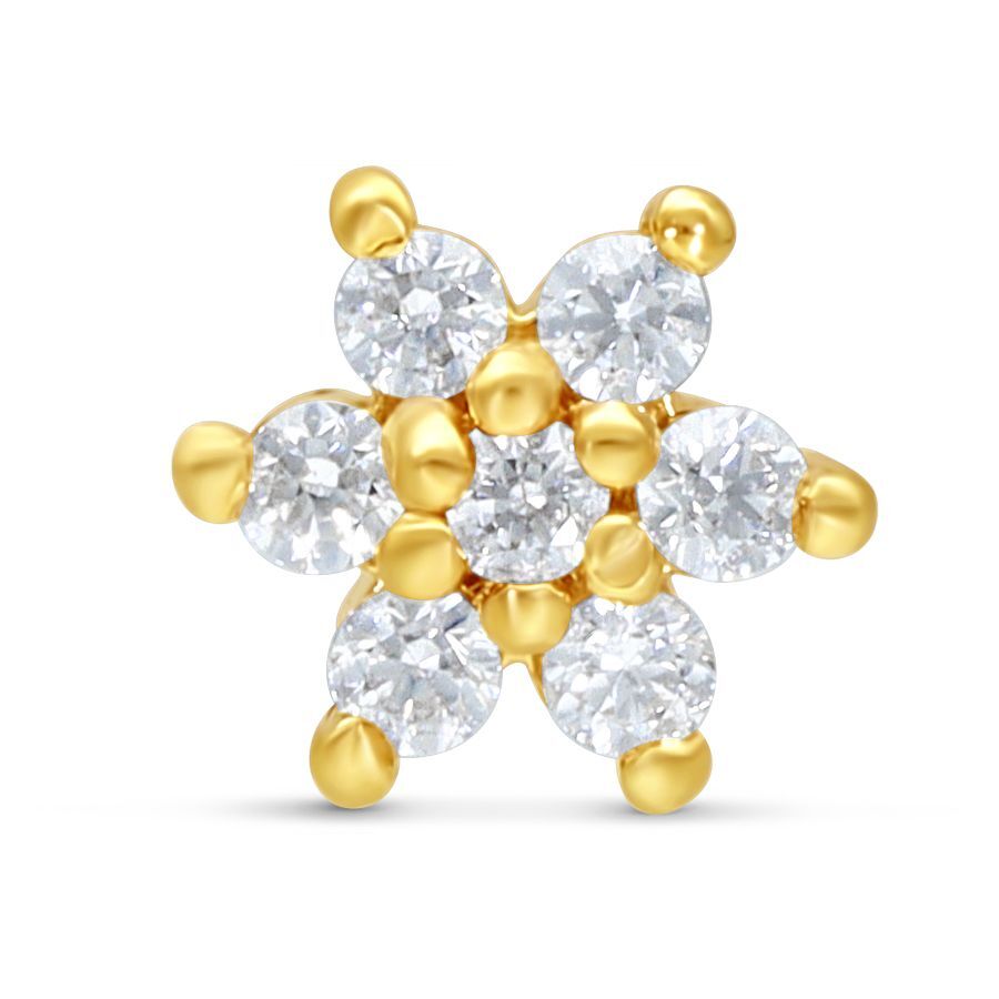 Internally Flower Attachment 14k Internally Flower Attachment 14k