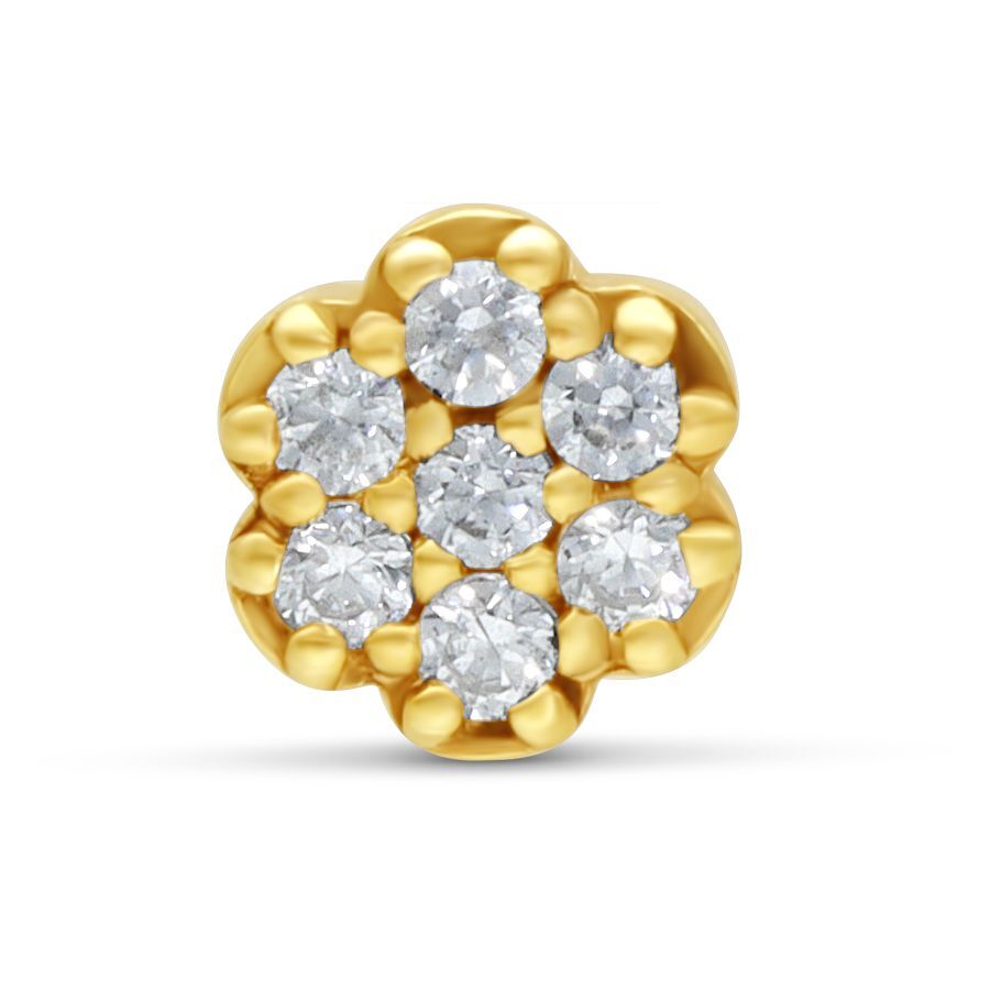 Internally Bloom Crystal Attachment 14k Internally Bloom Crystal Attachment 14k