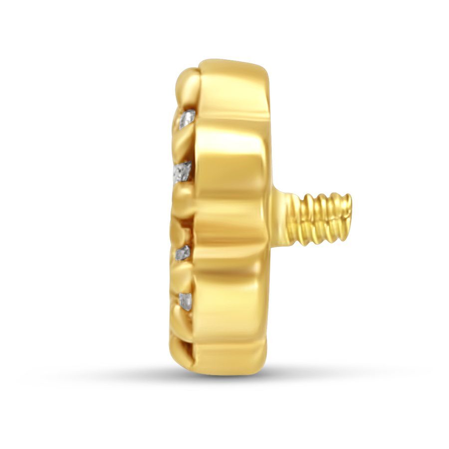 Internally Bloom Crystal Attachment 14k Internally Bloom Crystal Attachment 14k