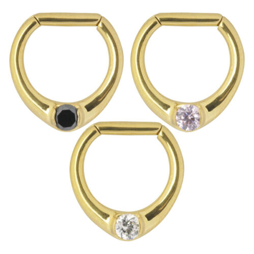Jewelled Septum Clicker